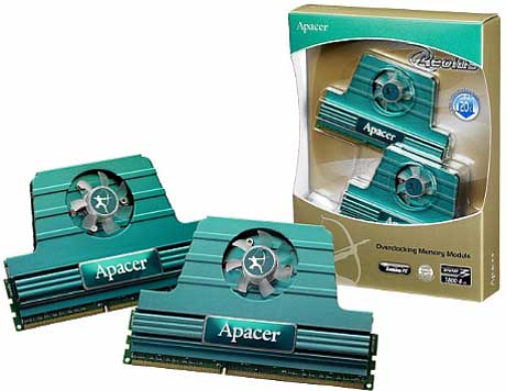Apacer'den aktif soğutmalı yeni DDR3 bellek kitleri