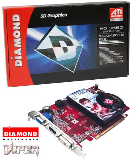 Diamond'dan DisplayPort destekli Radeon HD 3650