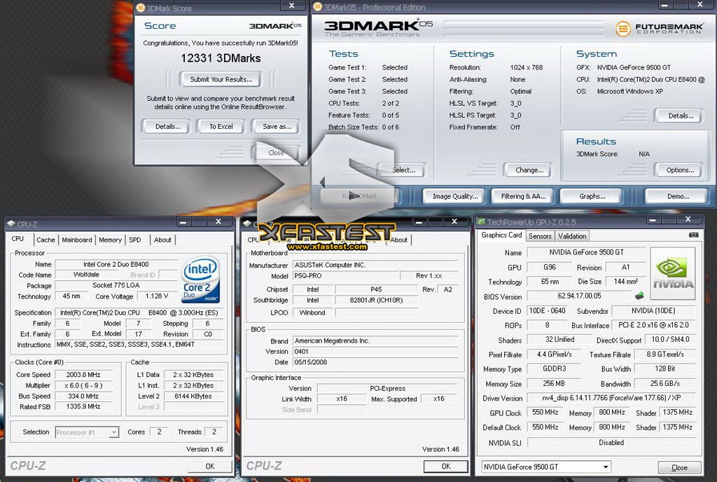 GeForce 9500GT'nin test sonuçları gelmeye başladı