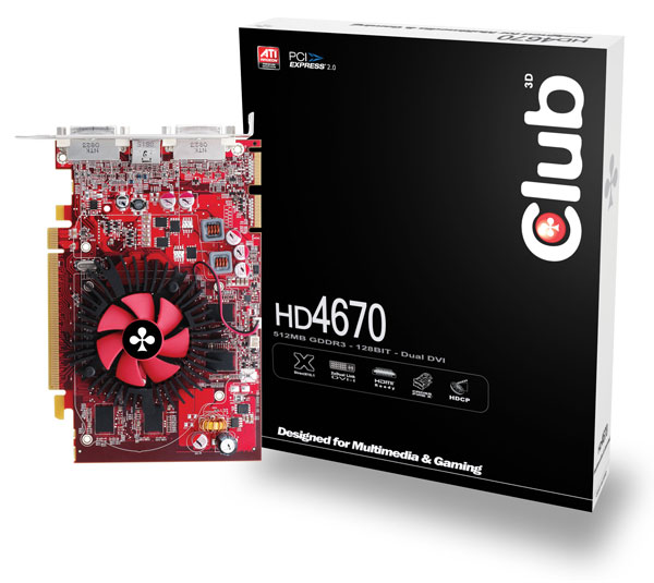 Club3D Radeon HD 4670 modelini duyurdu
