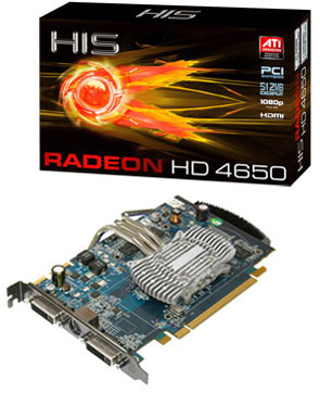 HIS pasif soğutmalı Radeon HD 4650 iSilence 4 modelini duyurdu