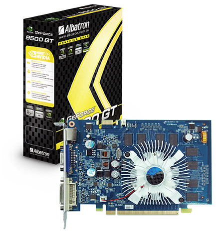 Albatron GeForce 9500GT tabanlı iki yeni ekran kartı hazırladı