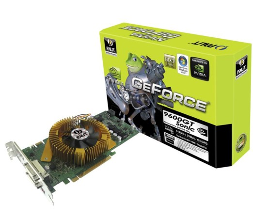 Palit'den 1GB bellekli GeForce 9600GT Sonic geliyor