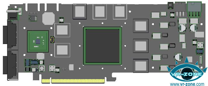 GeForce 9900GTX için yeni tasarım detayları