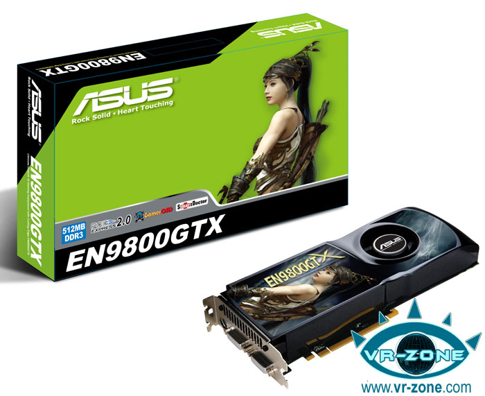 Asus GeForce 9800GTX modelini lanse etti
