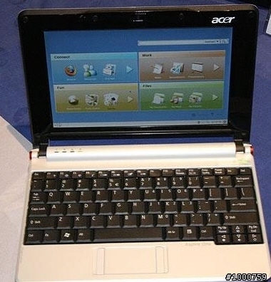 Acer'dan Aspire One; Eee PC'ye yeni bir rakip daha