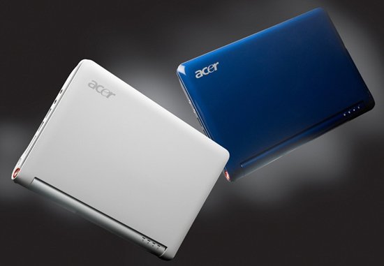 Asus Atom işlemcili Eee PC 901 ve 1000 modellerini, Acer da Aspire One'ı duyurdu