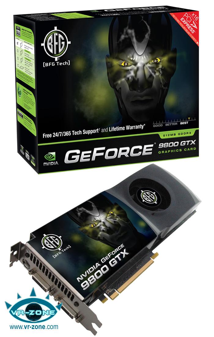 BFG ve Gainward firmaları da GeForce 9800GTX modellerini duyurdular
