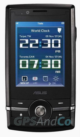 Asus P560, Windows Mobile 6.1 işletim sistemiyle geliyor
