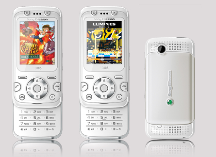 Sony Ericsson F305; oyun severlere özel cep telefonu