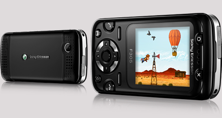 Sony Ericsson F305; oyun severlere özel cep telefonu