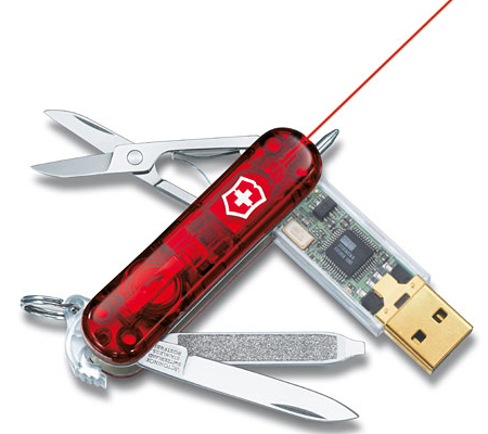 SwissMemory; İsviçre çakısı tasarımlı USB bellek