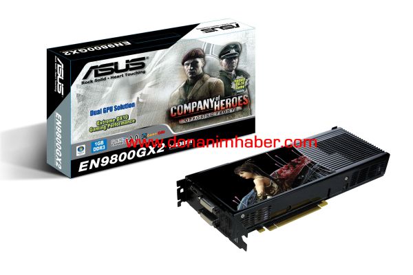 Asus'un GeForce 9800GX2 modeli hazır