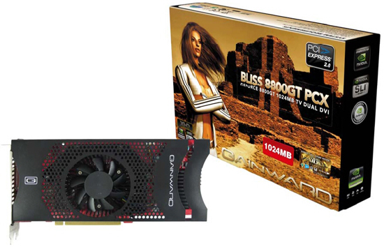 Gainward'dan 1GB bellekli iki yeni GeForce 8800GT