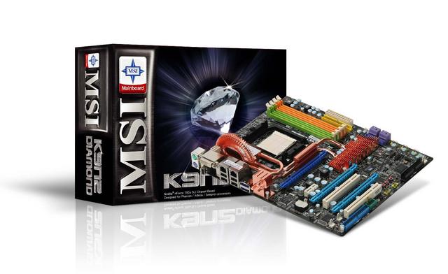 MSI'dan K9N2 Diamond; nForce 780a SLI yonga setli yeni anakart