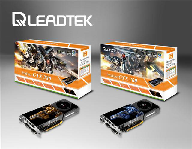 Leadtek GeForce GTX 200 serisi ekran kartlarını duyurdu