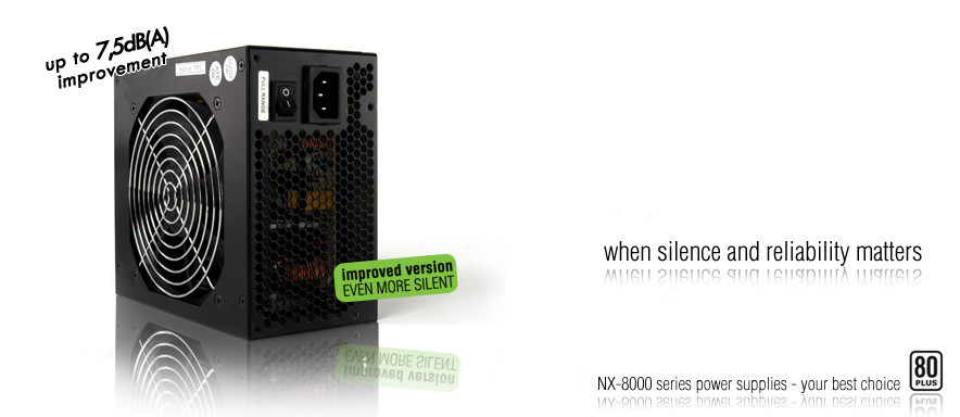 Nexus'un 600 watt'lık güç kaynağı (NX-8060) artık daha sessiz