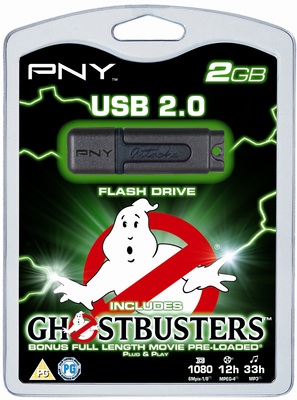 PNY yeni usb belleğiyle Ghostbusters filmini hediye edilyor