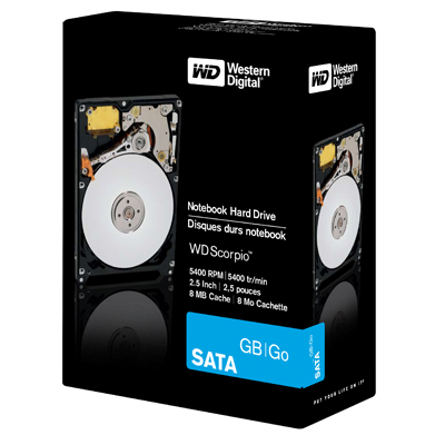 Western Digital 500GB kapasiteli 2.5' sabit disk satışına başladı