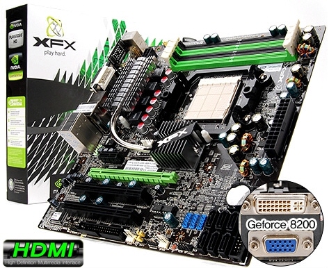 Computex 2008: XFX GeForce 8200 yonga setli yeni anakartını resmen duyurdu