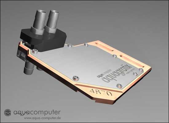 Aquacomputer'dan Radeon HD 4870 için su soğutma bloğu