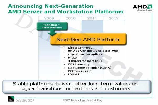 AMD'nin iddialı gelecek planları-1: 3GHz ve 8 çekirdek
