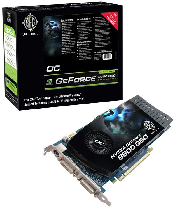 BFG'den fabrika çıkışı overclocklu GeForce 9600GSO OC