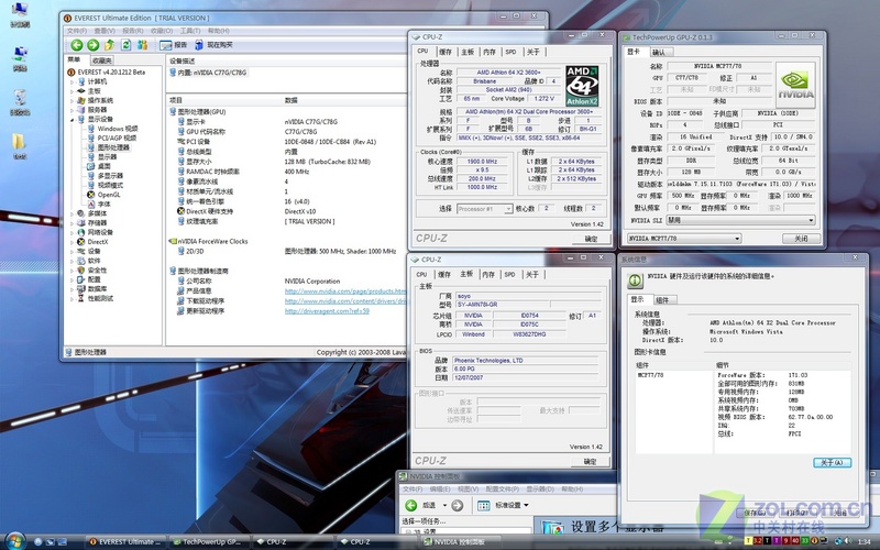 DirectX 10 destekli Nvidia MCP78 yonga setinin test sonuçları