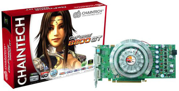 Chaintech'den özel soğutuculu yeni bir GeForce 8800GT