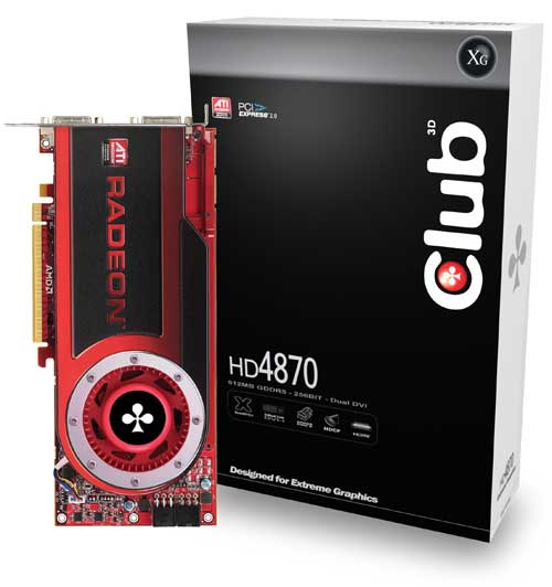 Club3D Radeon HD 4870 modelini duyurdu