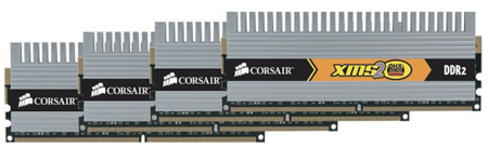 Corsair 8GB kapasiteli yeni bir DDR2 bellek kiti hazırlıyor