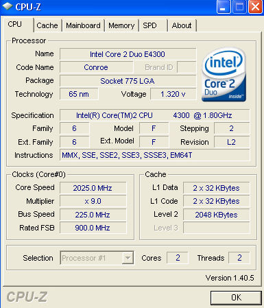 CPU-Z 1.40.5 kullanıma sunuldu