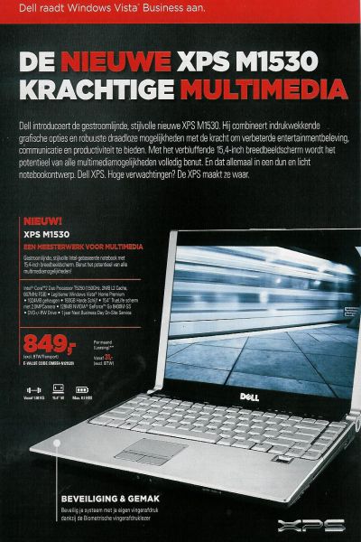 Dell XPS 1530 ortaya çıktı