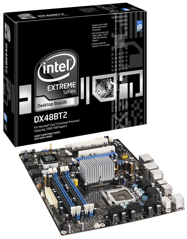 Intel'in X48 yonga setli yeni anakartı DX48BT2 hazır