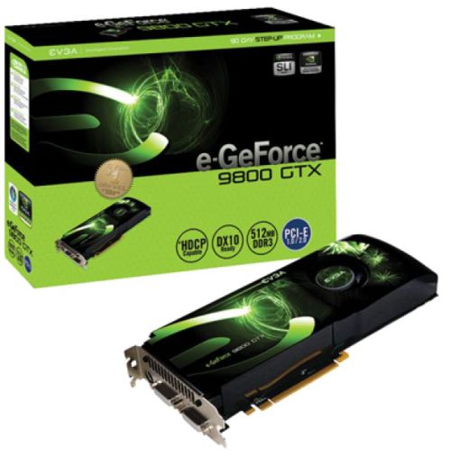 EVGA'dan 770MHz'de çalışan GeForce 9800GTX SSC