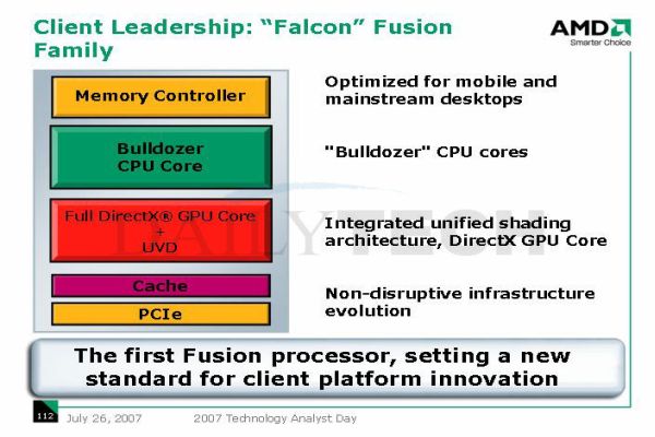  AMD'nin iddialı gelecek planları-2: Bulldozer, Fusion ve yeni nesil platformlar üzerine