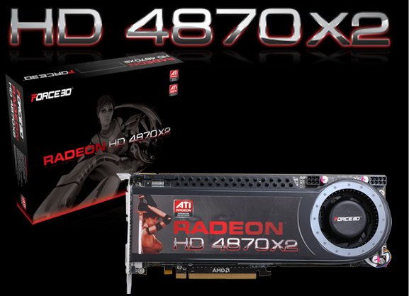 Force3D Radeon HD 4870 X2 modelini duyurdu