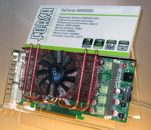 Computex 2008: Forsa'dan özel soğutuculu GeForce 9600GSO