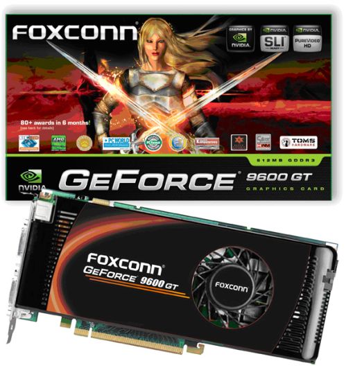 Foxconn'dan fabrika çıkışı hız aşırtılmış GeForce 9600GT