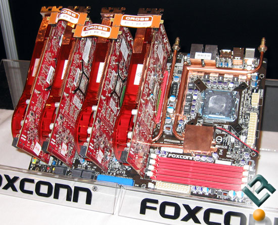 CES 2008: Foxconn Quad-Crossfire sistemini gösterdi