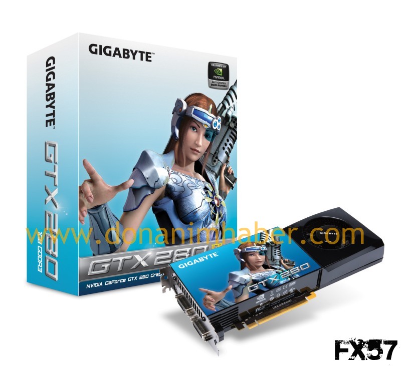 Gigabyte'ın GeForce GTX 280 modeli hazır