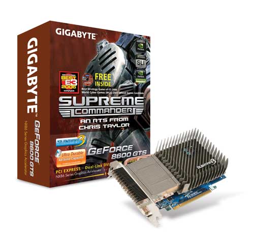 Gigabyte'dan pasif soğutmalı GeForce 8600GTS geliyor