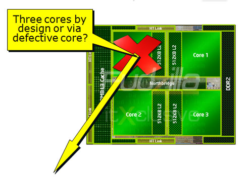 Intel'in hedefinde AMD'nin üç çekirdekli Phenom 8000 serisi var