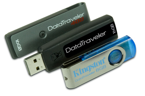 Kingston ikisi 16GB'lık üç yeni usb belleğini duyurdu