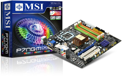 MSI'dan GeForce 9300 yonga setli P7NGM serisi anakartlar