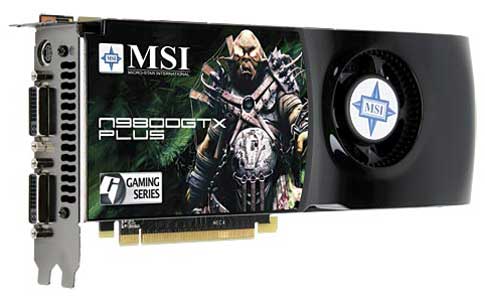 MSI GeForce 9800GTX Plus modelini duyurdu