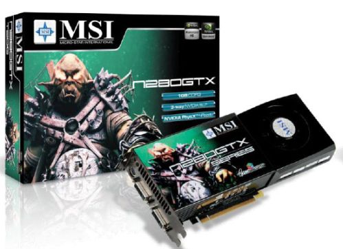 MSI GeForce GTX 280 Super OC modelini duyurdu