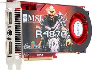 MSI'ın Radeon HD 4870 OC modeli listelere girmeye başladı
