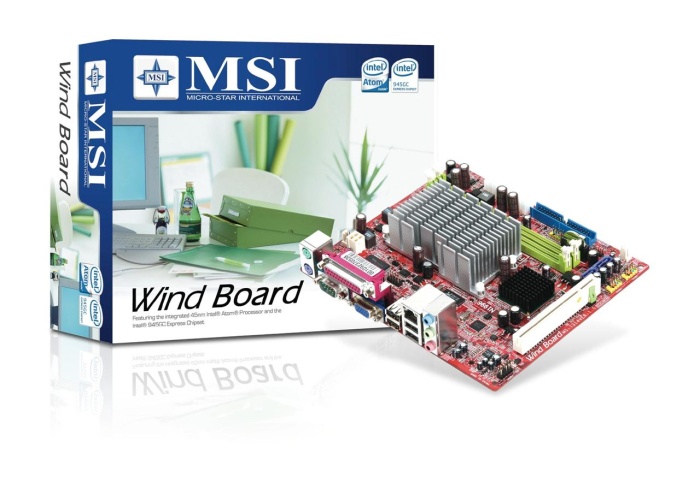 MSI Atom işlemcili yeni anakartı Wind Board'u resmen duyurdu