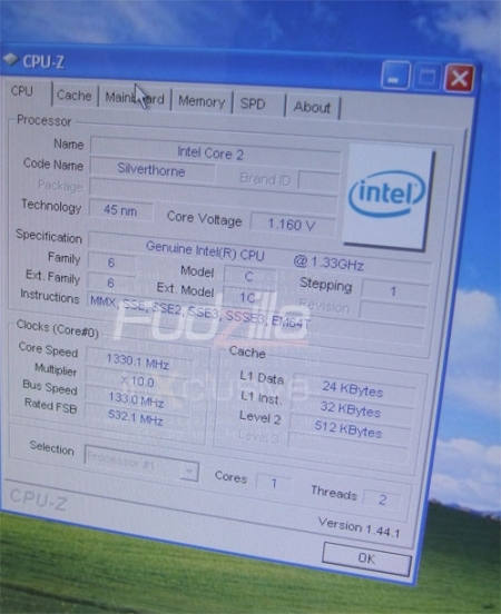 Intel'in ATOM işlemcisine ait detaylar CPU-Z'de göründü